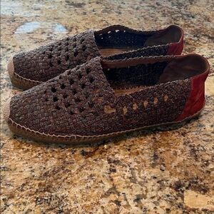 Etro Multicolor Woven Slip on Espadrille 1278